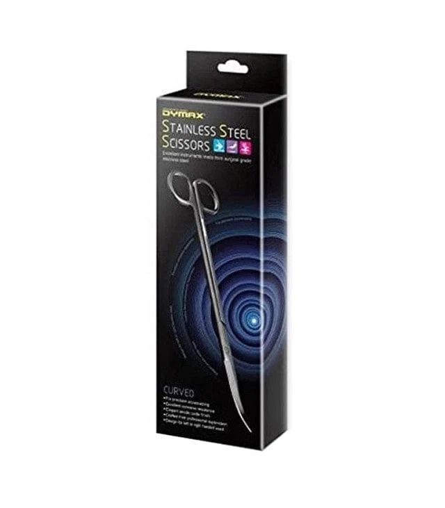 DYMAX STAINLESS STEEL SCISSORS CURVED